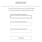 Gnoosic: descubre música nueva gracias a la recomendación de Dianiki