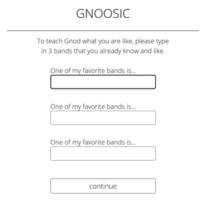 Gnoosic: descubre música nueva gracias a la recomendación de Dianiki